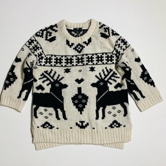 H&M S wool alpaca blend cottagecore sweater - Picture 2 of 7